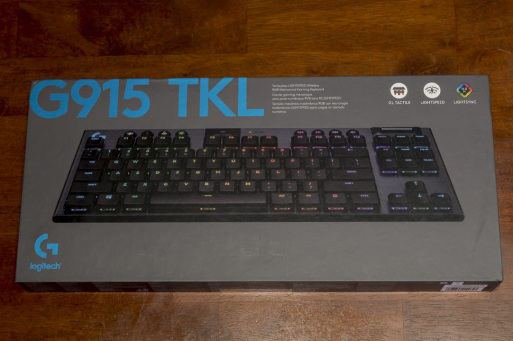 Logitech ワイヤレスゲーミングキーボード G915 TKL タクタイル-